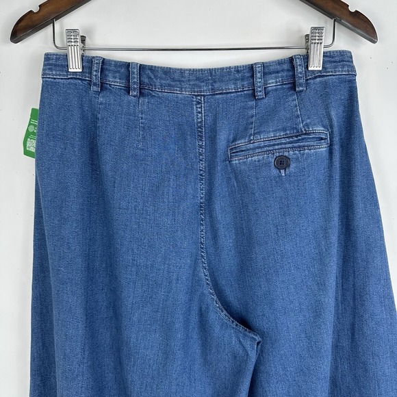 NWT Gap x DOEN High Waisted Wide Leg Denim Trousers Size 28 6 Jeans Pants Cotton - Picture 14 of 16